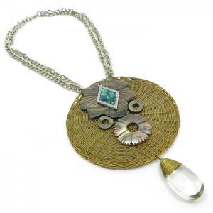 Tribal Bib Necklace - Ethnic Jewelry - High..