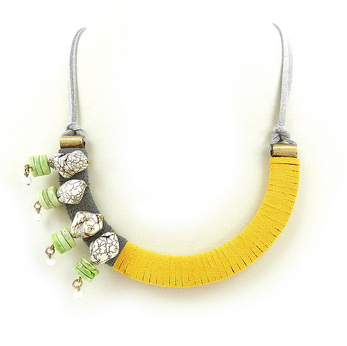 Funky Folk Handmade Statement Necklace